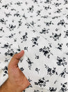 Most Premium BRANDED Pure LINEN Cotton PRINTED FABRIC (Big WIDTH!!)