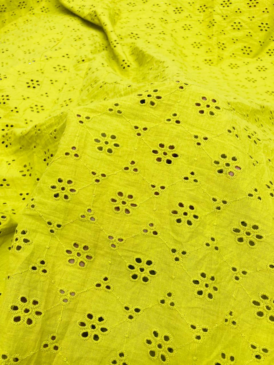 Most Premium Pure Cotton Hakuba Chikankari Fabric (Big WIDTH!!)