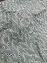 Most Premium Pure Cotton Hakuba Chikankari Fabric (Big WIDTH!!)