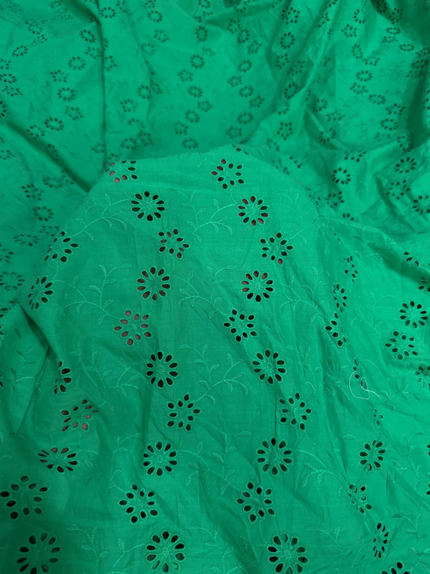 Most Premium Pure Hakuba Chikankari Cotton Fabric (Big WIDTH!!)