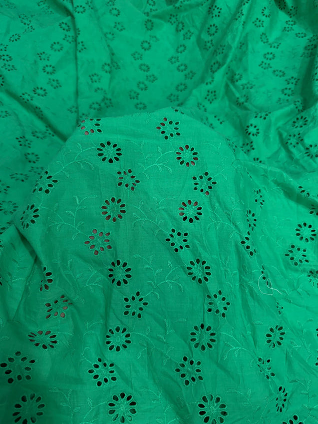 Most Premium Pure Hakuba Chikankari Cotton Fabric (Big WIDTH!!)