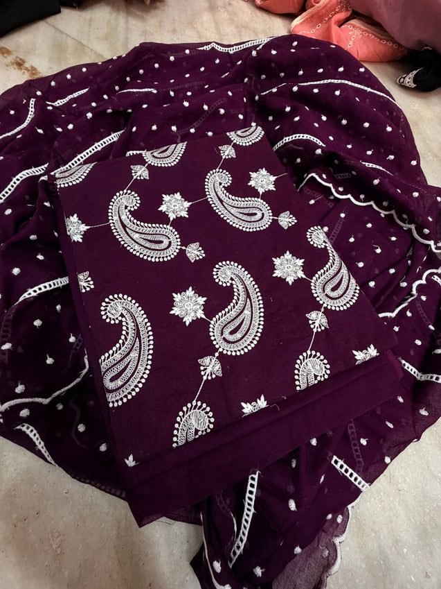 Most Premium Cotton Suit Collection (Complete Suit With Dupatta)
