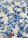 Most Premium Pure Cotton Lakhnawi Chikankari Printed Fabric (Big WIDTH!!)