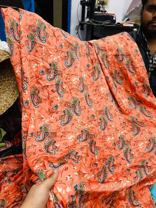 Most Premium Branded Pure Natural CREPE PRINTED FABRIC (Big WIDTH!!)