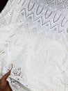 Most Premium Pure Hakuba Chikankari Embroidery On Pure Cotton FABRIC (Dyeable Also)  (Big WIDTH!!)