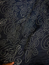 Most Premium Pure Denim Chikankari Cotton Fabric (Big WIDTH!!)