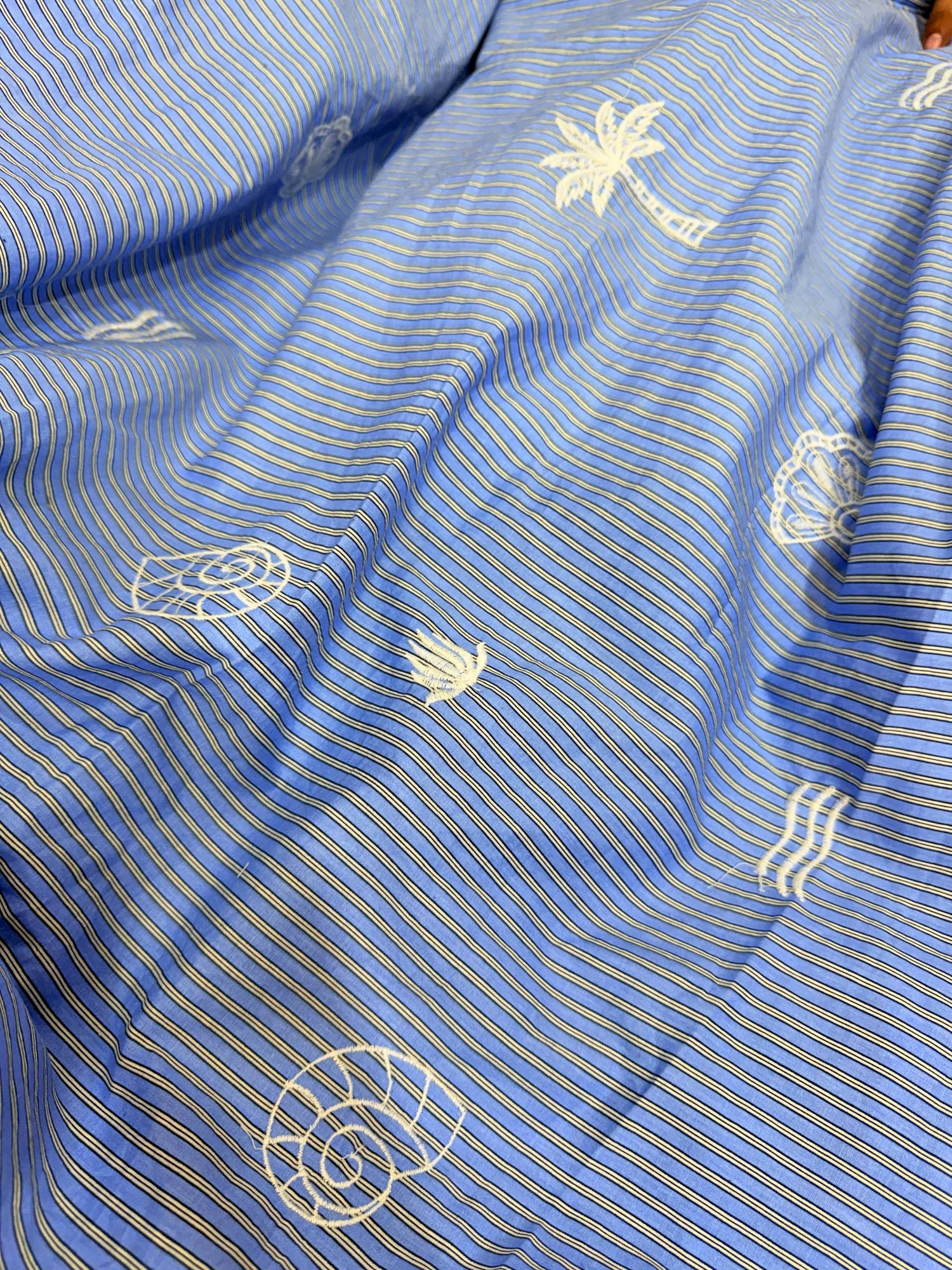 Most Premium Pure Hakuba Chikankari Cotton Fabric (Big WIDTH!!)