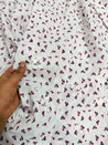 Most Premium Pure Hakuba Chikankari PRINTED Cotton Fabric (Big WIDTH!!)