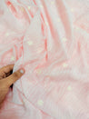 Most Premium Pure ORGANZA SILK Fabric FINE EMBROIDERY (Big WIDTH!!)