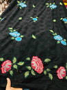 Most Premium Pure Fine Thread Embroidery On Hakuba Chikanakri Cotton FABRIC (Big WIDTH!!)
