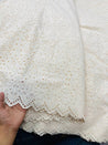 Most Premium Pure Cotton Hakuba Chikankari Fabric (Dyeable Also) (Big WIDTH!!)