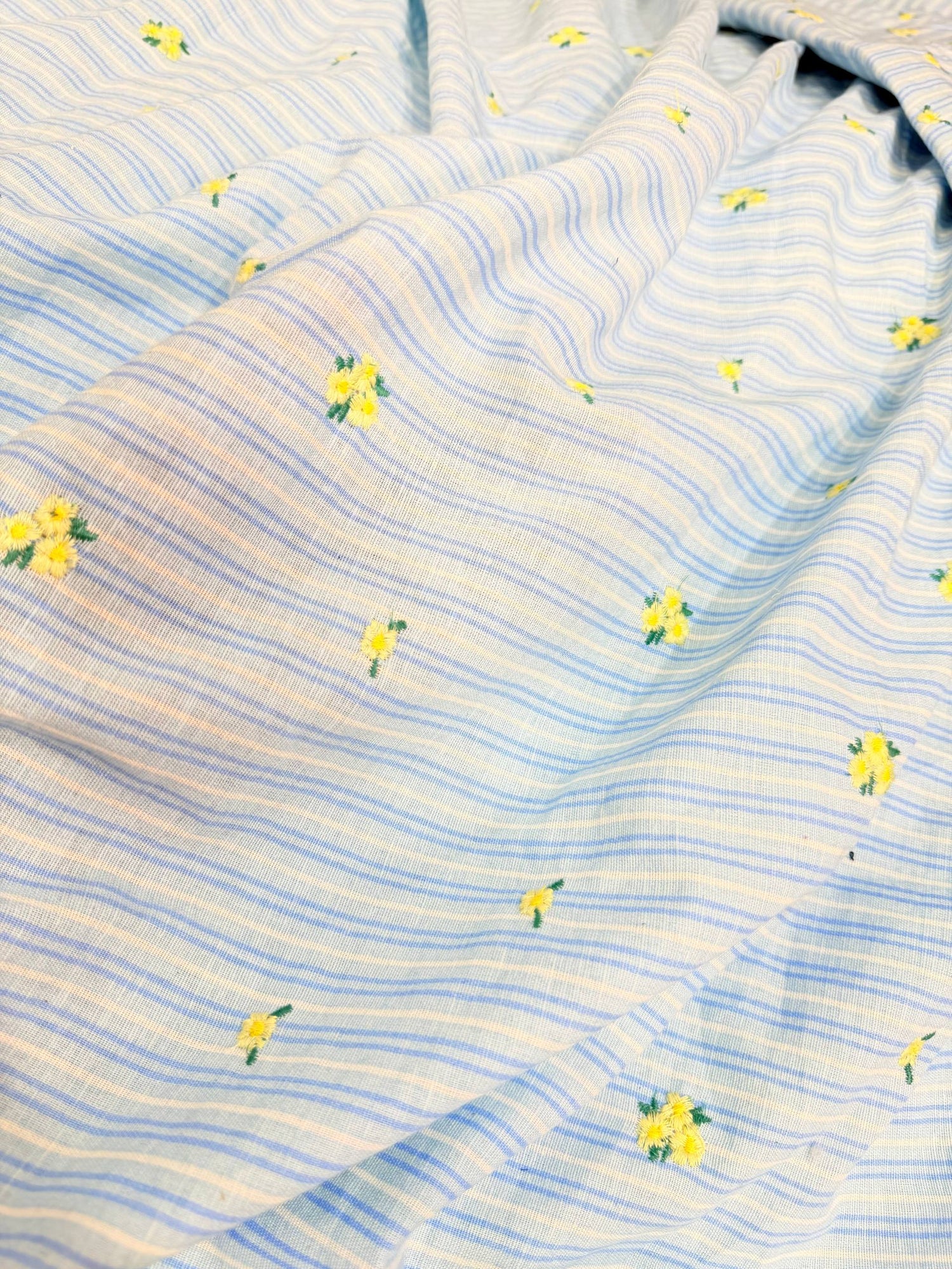 Most Premium Pure Hakuba Chikankari Cotton Fabric (Big WIDTH!!)