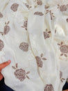 Most Premium Pure Hakuba Chikankari Cotton Fabric (Big WIDTH!!)