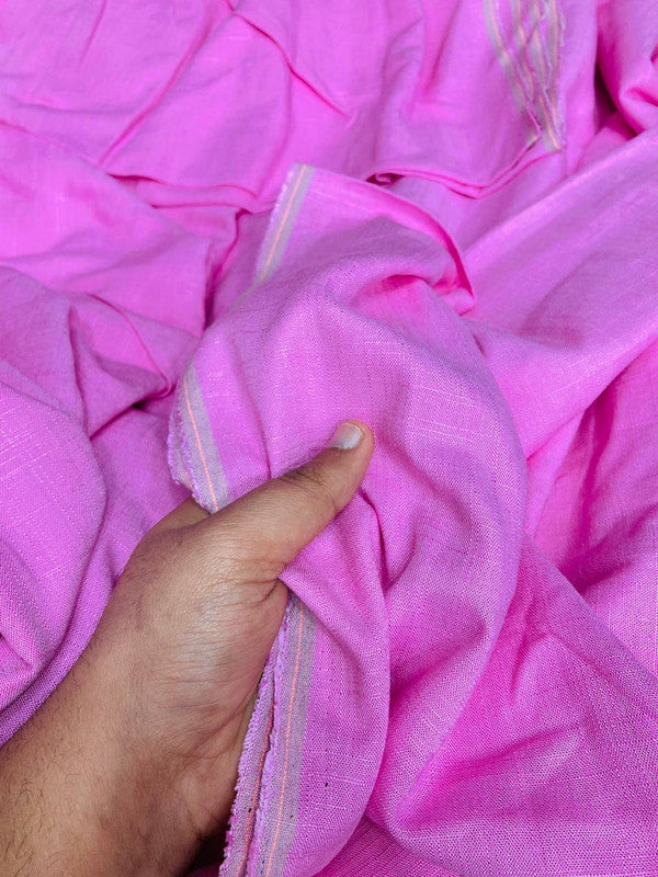 Most Premium Branded Export LINEN FABRICS (Big WIDTH!!) - PINK