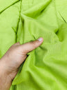 Most Premium Branded Export LINEN FABRICS (Big WIDTH!!) - Parrot Green