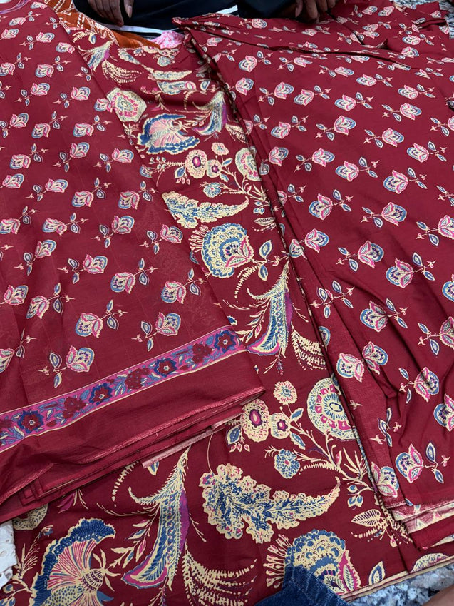 Premium BRANDED Pure Cotton PRINTED Suits (Complete Suit With Dupatta)