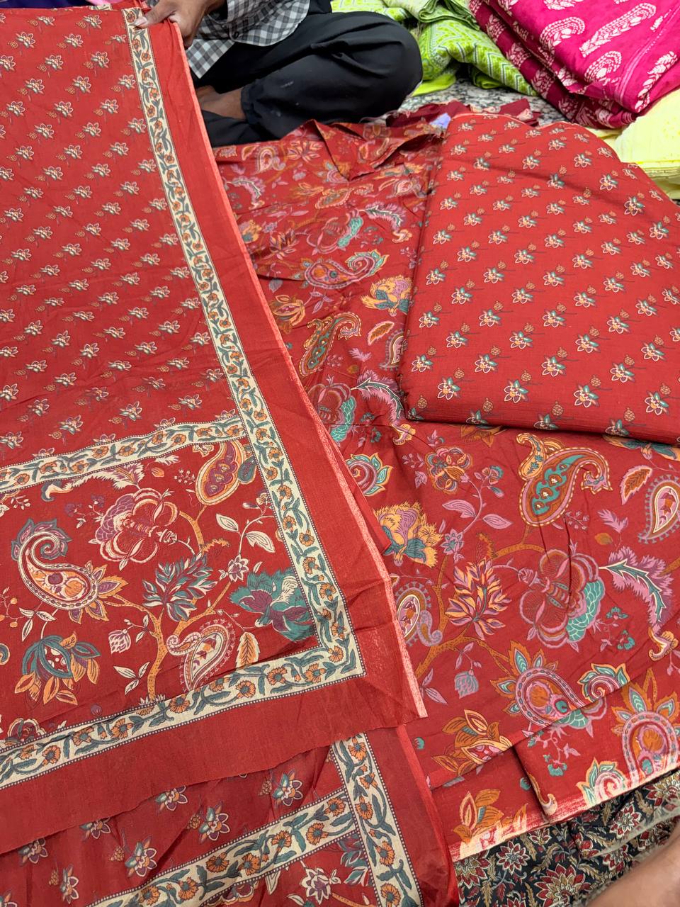 Premium BRANDED Pure Cotton PRINTED Suits (Complete Suit With Dupatta)
