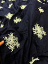 Most Premium Pure Fine Thread Embroidery On Cotton FABRIC (Big WIDTH!!)