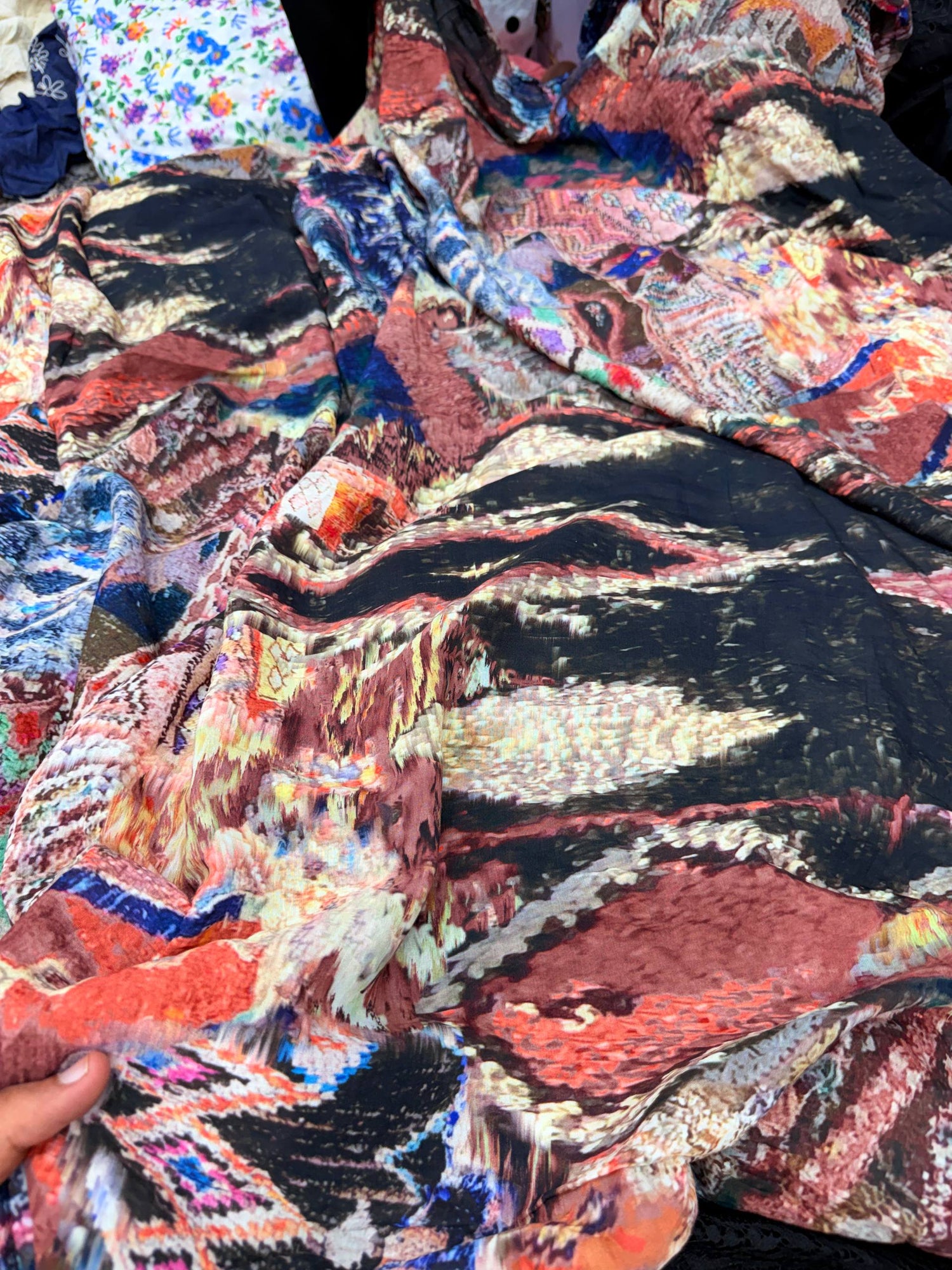 Most Premium BRANDED Pure Muslin Cotton PRINTED FABRIC (Big WIDTH!!)