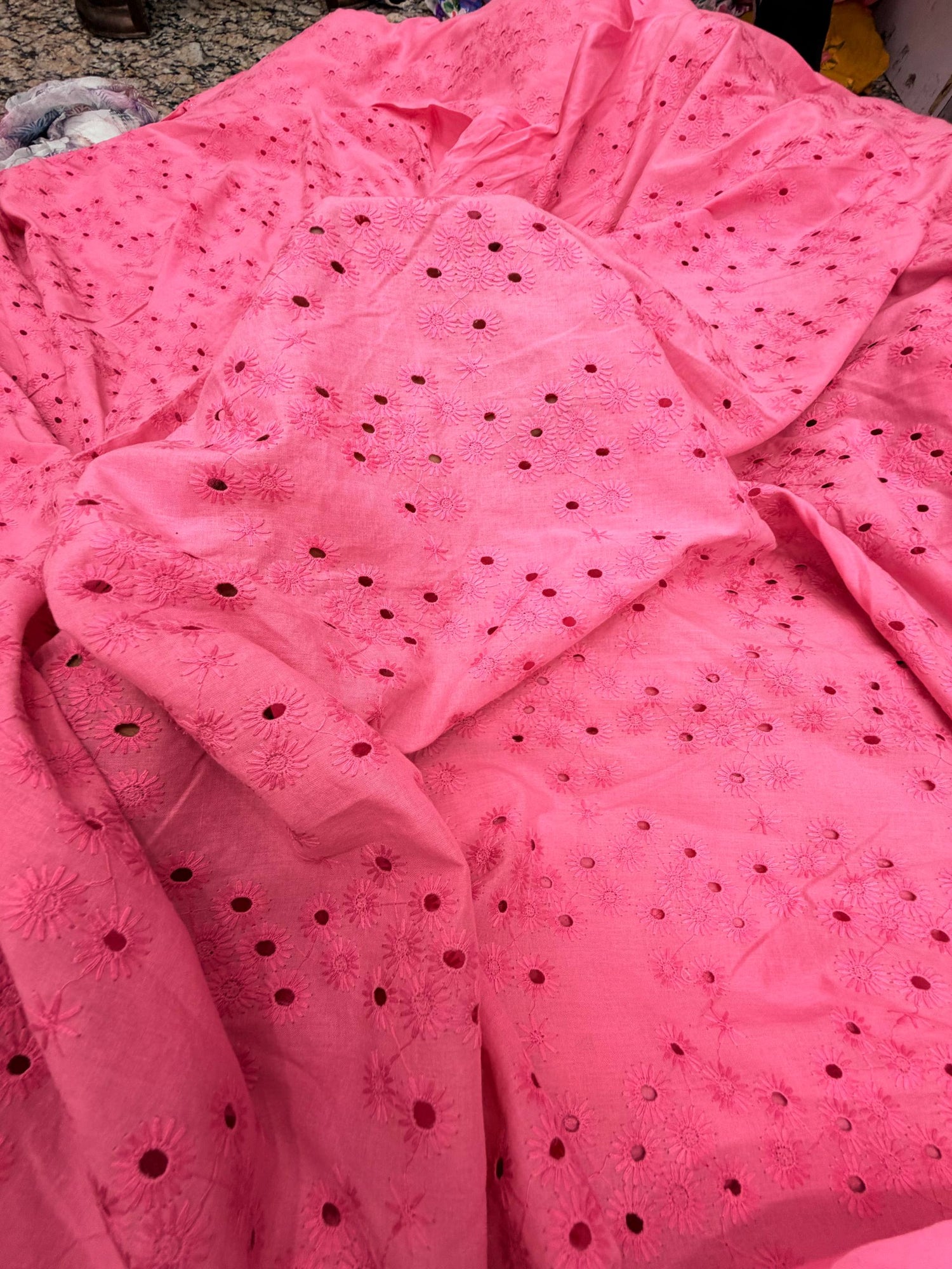 Most Premium Pure Hakuba Chikankari Cotton Fabric