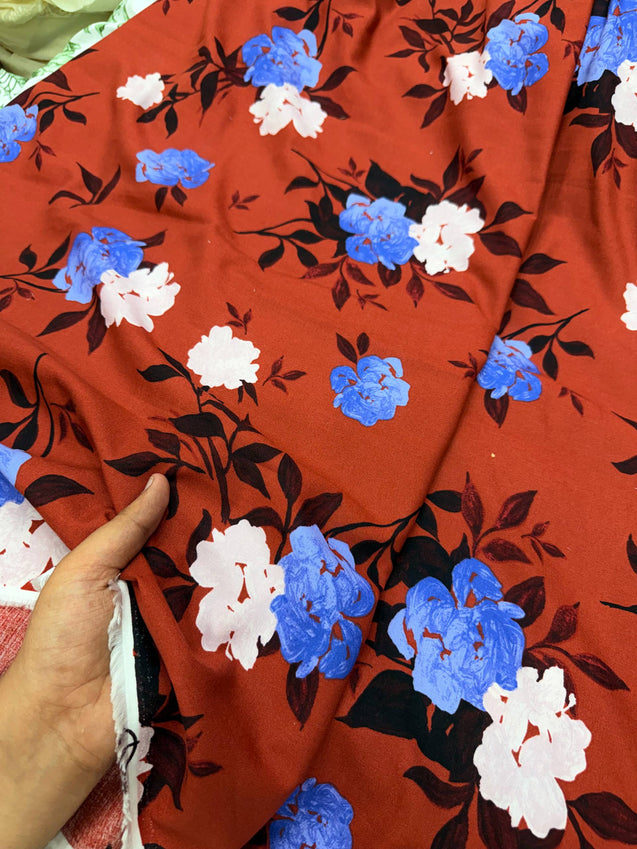 Most Premium Pure Modal Cotton Printed FABRIC (Big WIDTH!!)