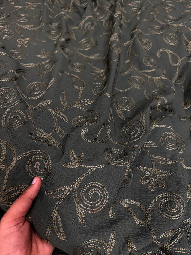 Most Premium Pure Hakuba Chikankari Cotton Fabric (Big WIDTH!!)