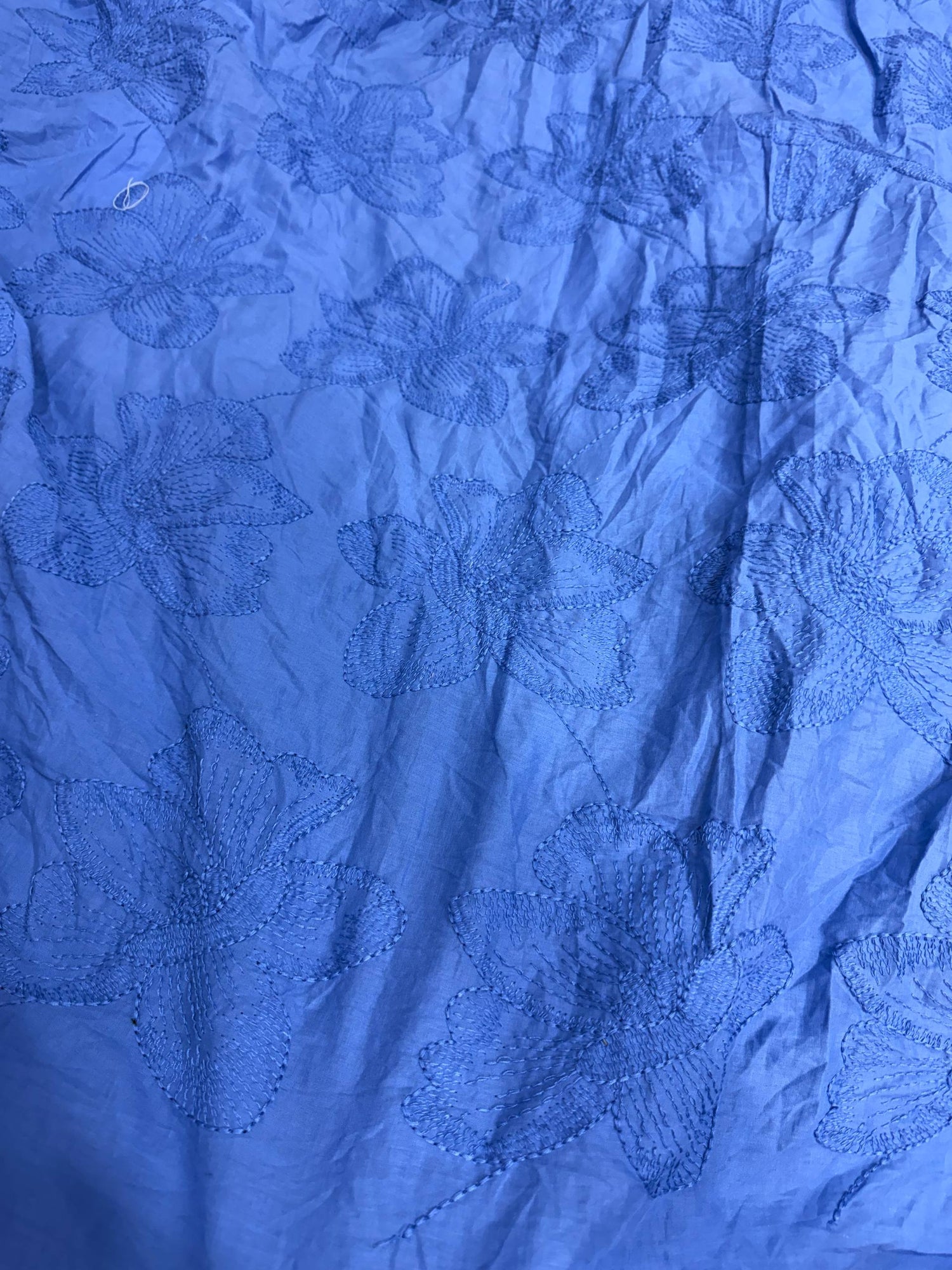 Most Premium Pure Hakuba Chikankari Cotton Fabric (Big WIDTH!!)