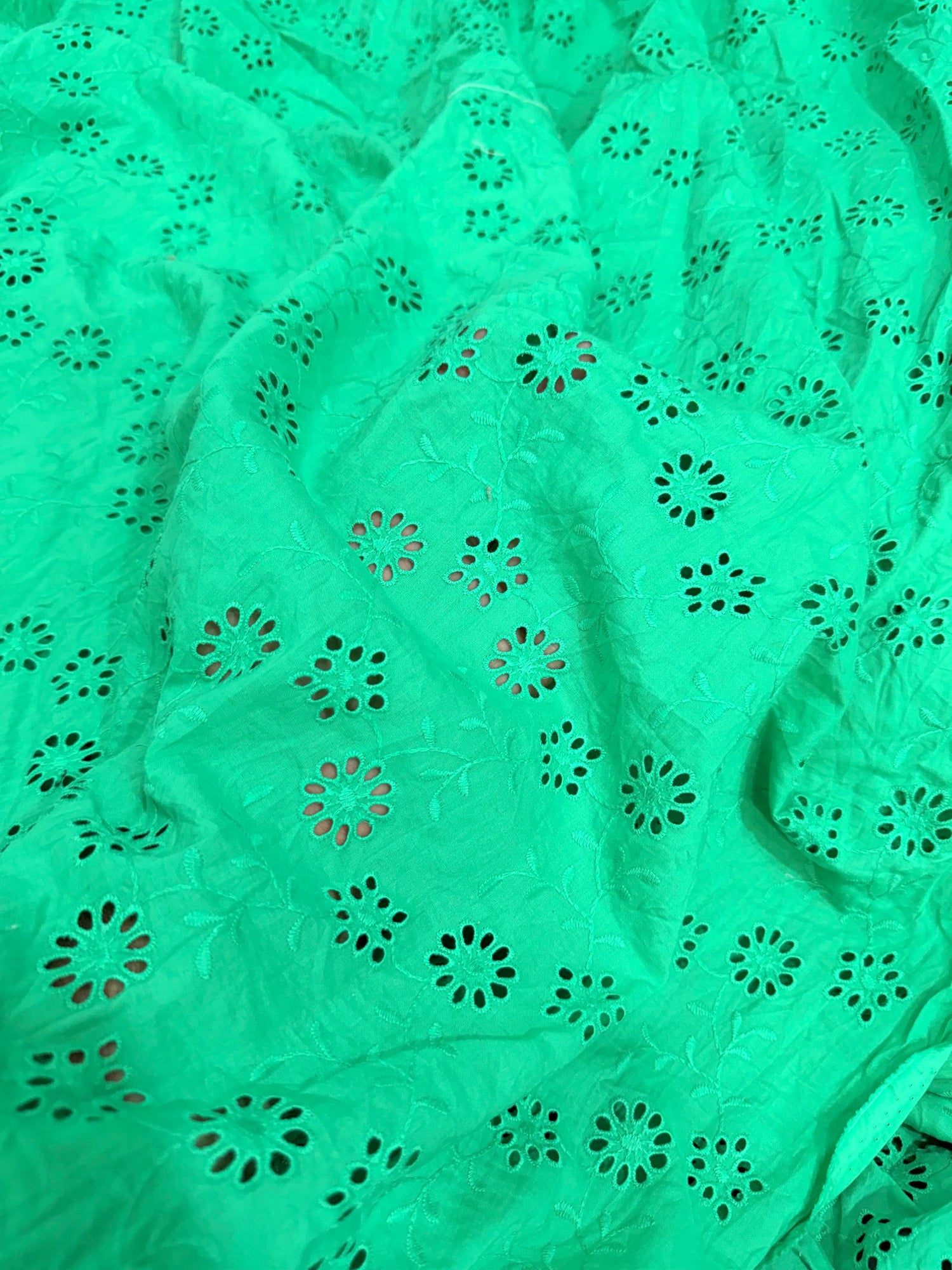 Most Premium Pure Hakuba Chikankari Cotton Fabric (Big WIDTH!!)