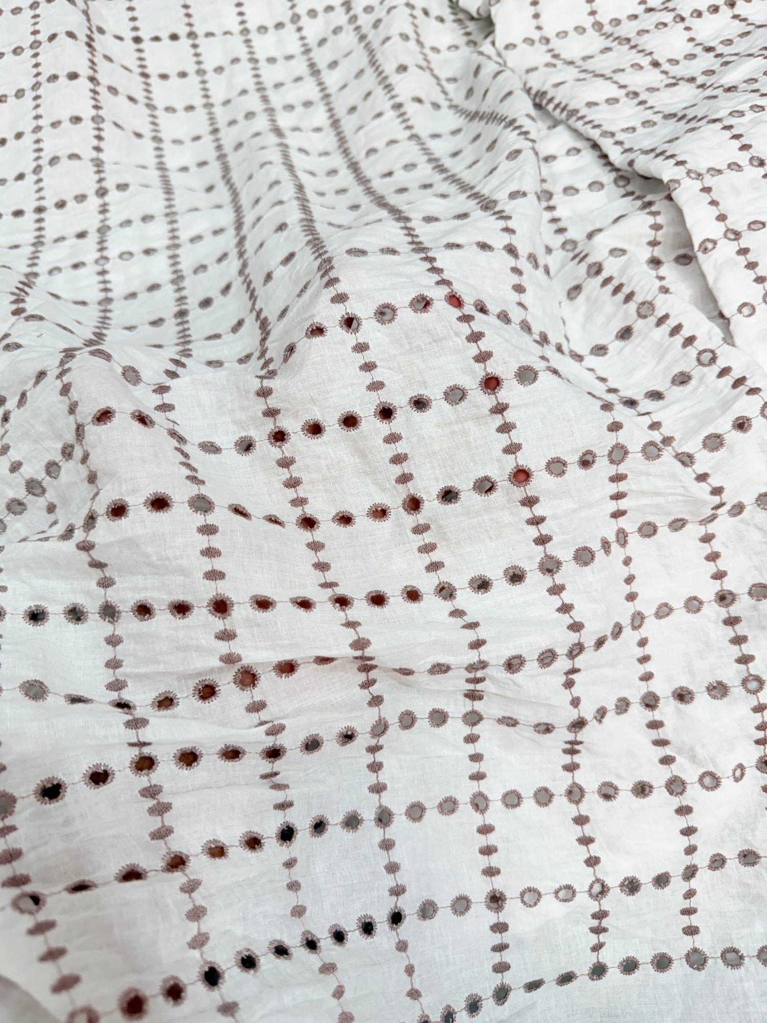 Most Premium Pure Hakuba Chikankari Cotton Fabric (Big WIDTH!!)