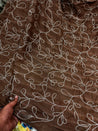 Most Premium Pure Hakuba Chikankari Cotton Fabric (Big WIDTH!!)