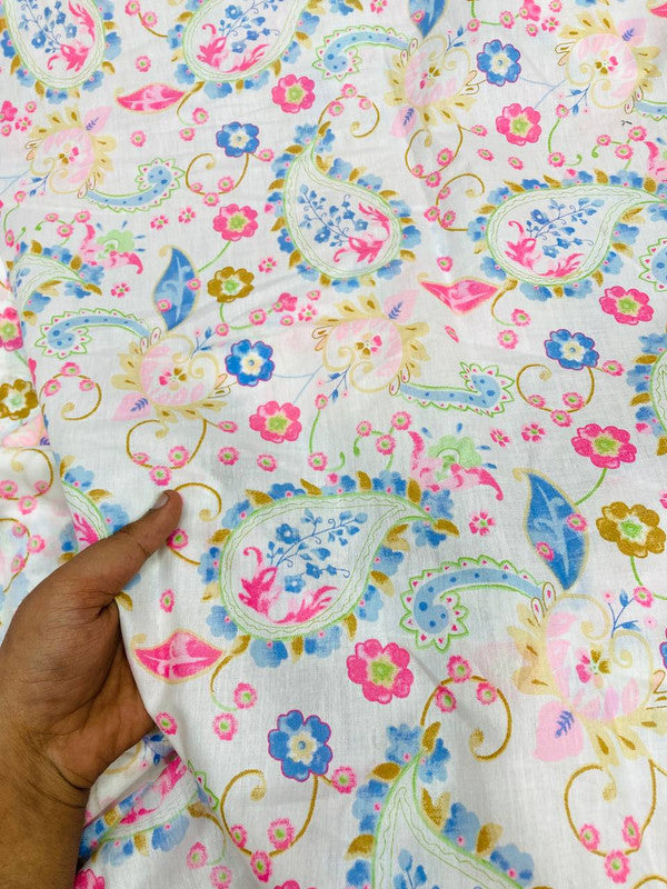 Most Premium Pure Cotton 80*80 Printed FABRIC (Big WIDTH!!)