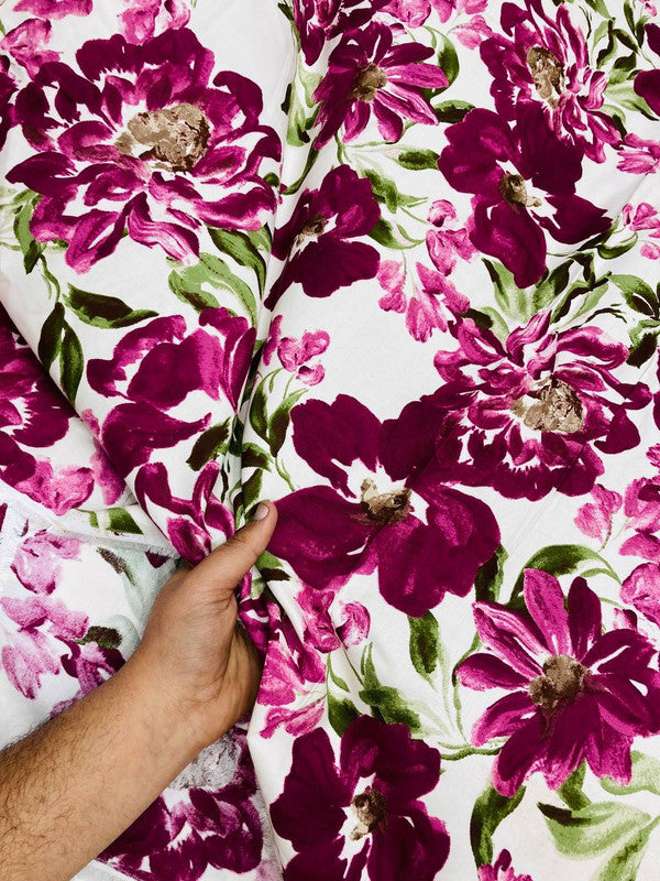 Premium Pure Modal Cotton Printed FABRIC (Big WIDTH!!)