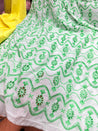 Most Premium Pure Cotton Hakuba Chikankari Fabric (Big WIDTH!!)