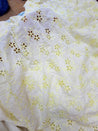 Most Premium Pure Hakuba Chikankari Cotton Fabric (Big WIDTH!!)