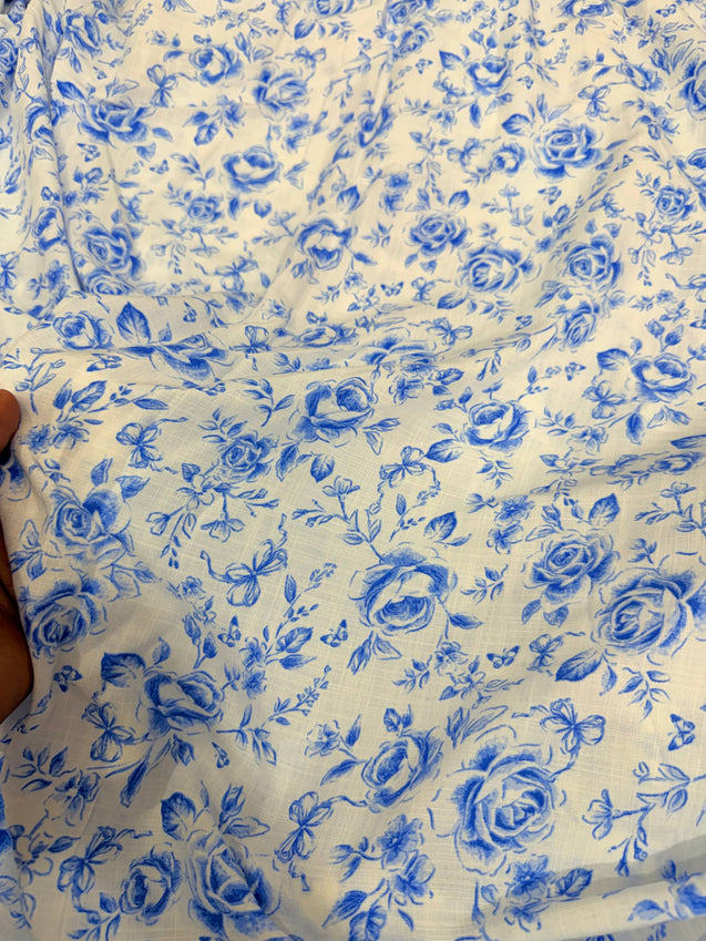 Most Premium Pure Printed Fabric (Big WIDTH!!)