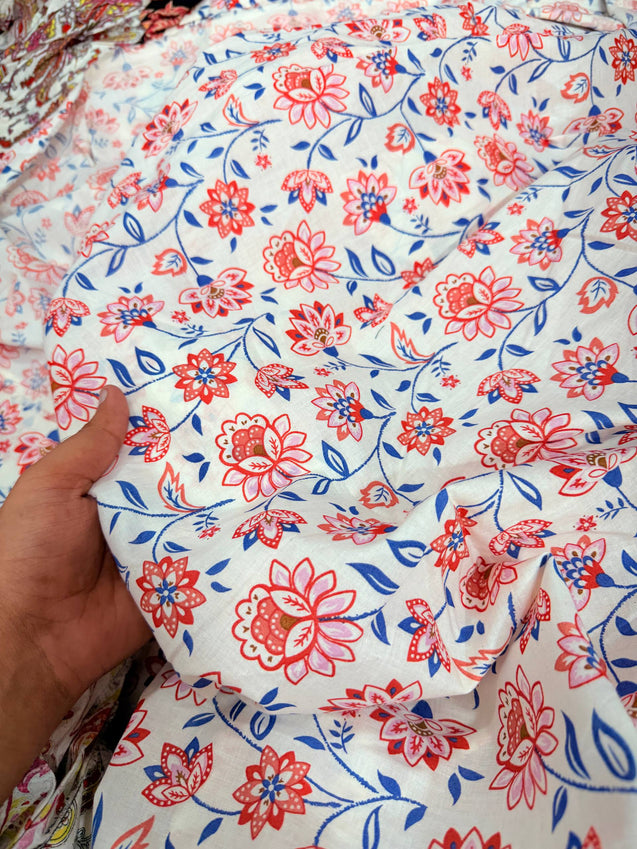 Most Premium Pure Printed Fabric (Big WIDTH!!)