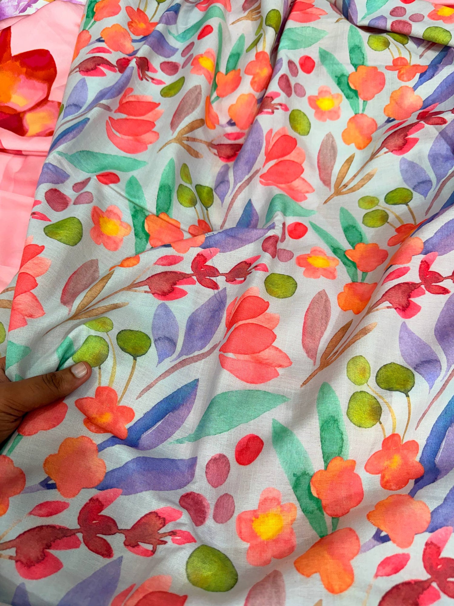 Most Premium Pure Printed Fabric (Big WIDTH!!)