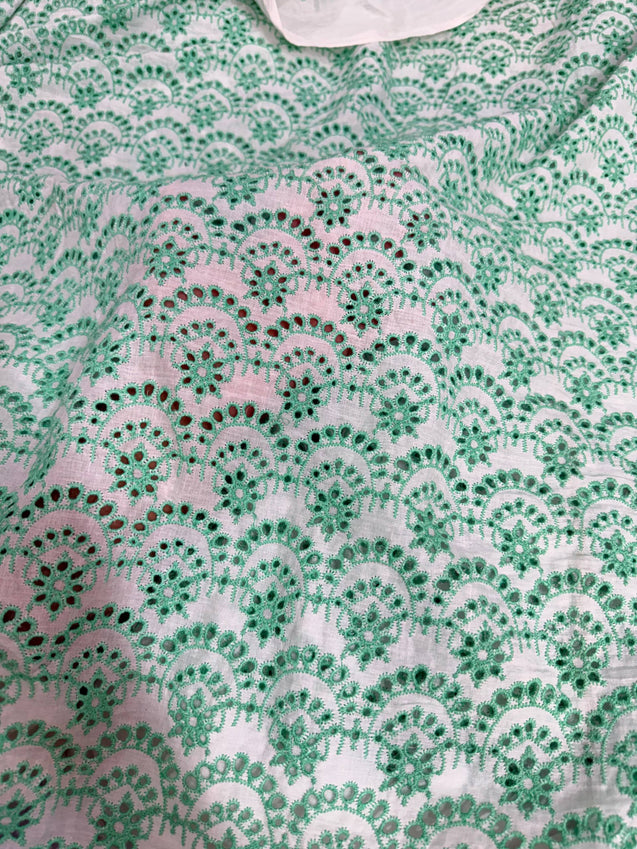 Most Premium Pure Hakuba Chikankari Cotton Fabric