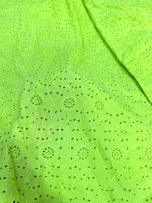 Most Premium Pure Hakuba Chikankari Cotton Fabric (Big WIDTH!!)