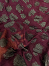 Most Premium Fine Zari Weaving On Pure Georgette FABRIC