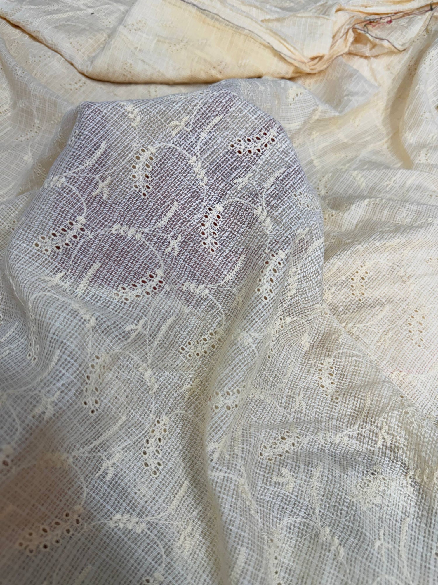 Most Premium Pure Hakuba Chikankari Cotton Fabric