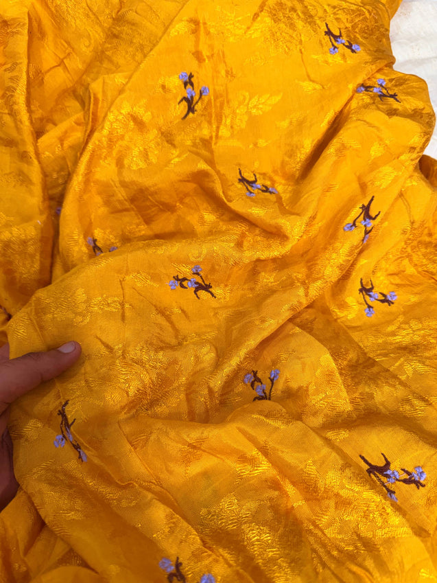 Most Premium Pure Hakuba Chikankari Cotton Fabric (Big WIDTH!!)
