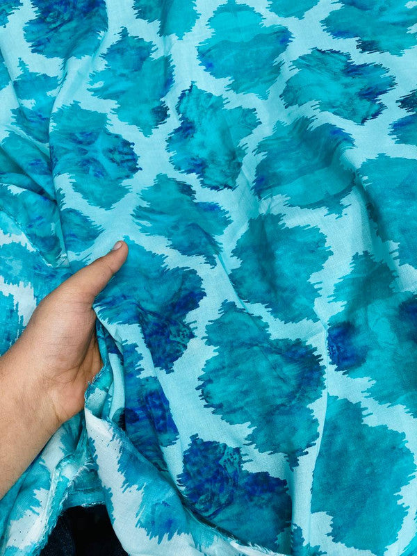 Most Premium BRANDED Pure Muslin Cotton PRINTED FABRIC (Big WIDTH!!)