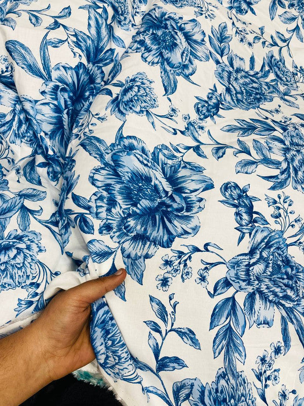 Premium Pure Modal Cotton Printed FABRIC (Big WIDTH!!)