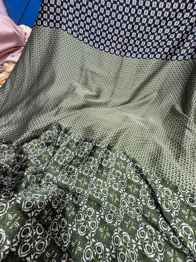 Branded Premium Satin Viscose PRINTED FABRIC (Big WIDTH!!)