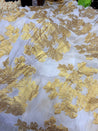 Most Premium Fine Zari Weaving On Pure Georgette FABRIC (Big WIDTH!!)  DYEABLE ALSO