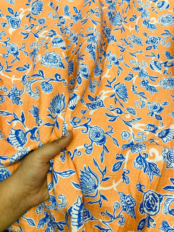 Most Premium Pure Double Cloth Cotton PRINTED FABRIC (Big WIDTH!!)