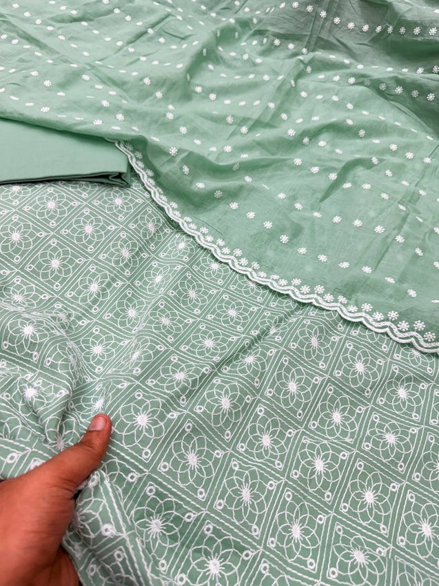 Most Premium Cotton Suit Collection (Complete Suit With Dupatta)