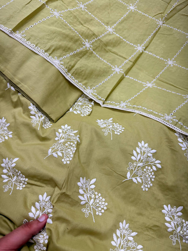 Most Premium Cotton Suit Collection (Complete Suit With Dupatta)