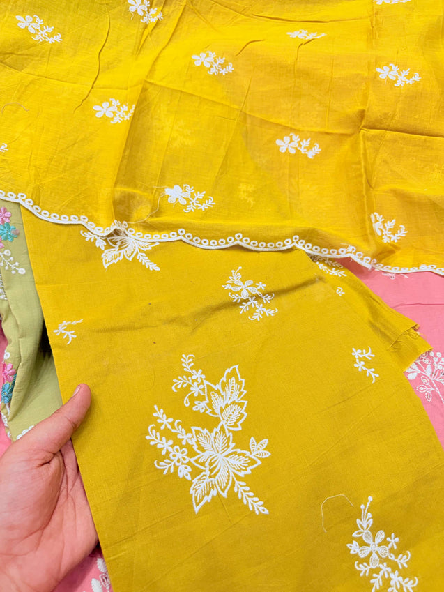 Most Premium Cotton Suit Collection (Complete Suit With Dupatta)